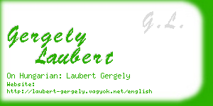 gergely laubert business card